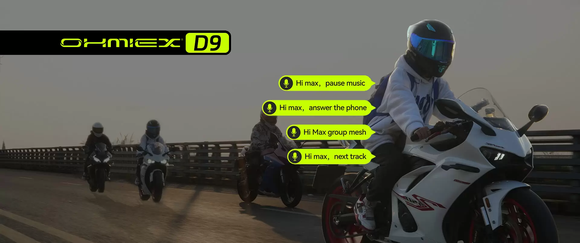 Auriculares Bluetooth para casco inteligente